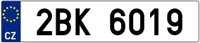 Truck License Plate
